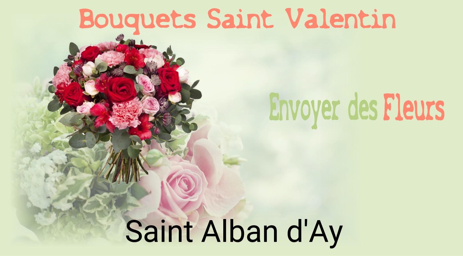 Roses de Saint-Valentin livrées à Saint-Alban-d'Ay